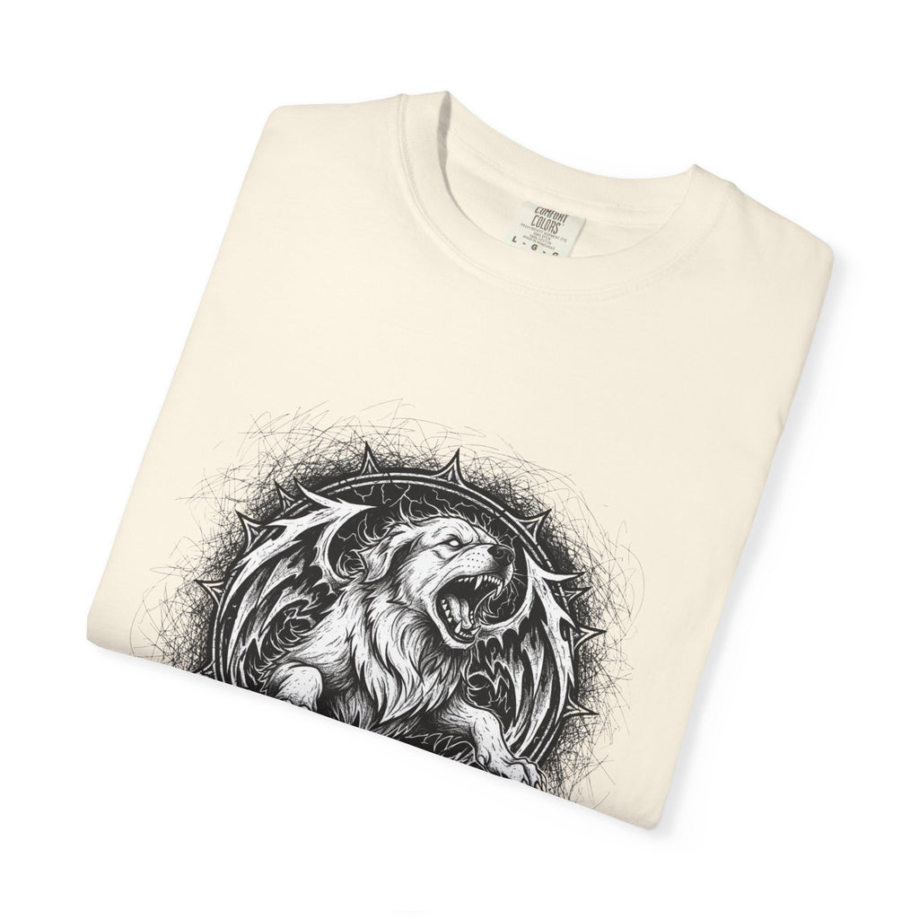 The "Canine Crusher" Heavy Metal Thrash Dog Tee
