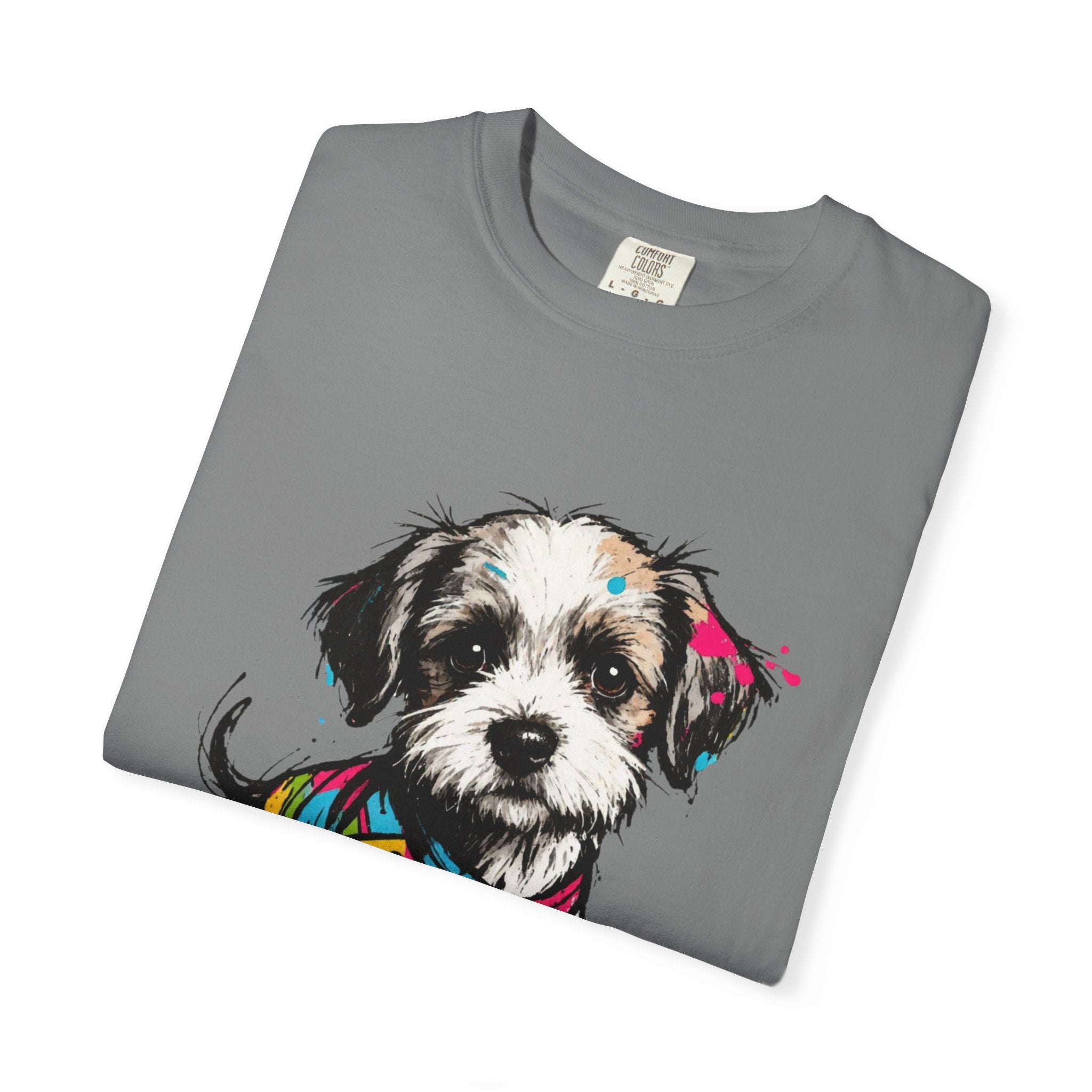 Shih Tzu Puppy Retro 90s Graphic T-Shirt