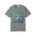 Microchip Cat Tech T-Shirt — Pixelated Processor Circuit Design