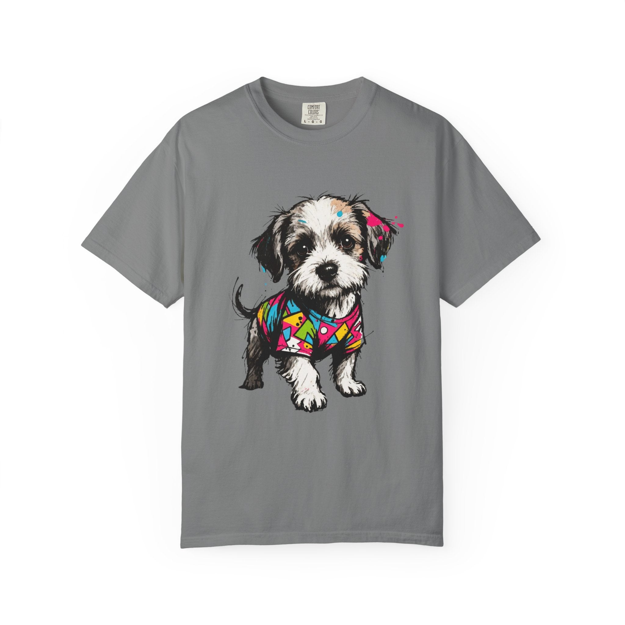 Shih Tzu Puppy Retro 90s Graphic T-Shirt