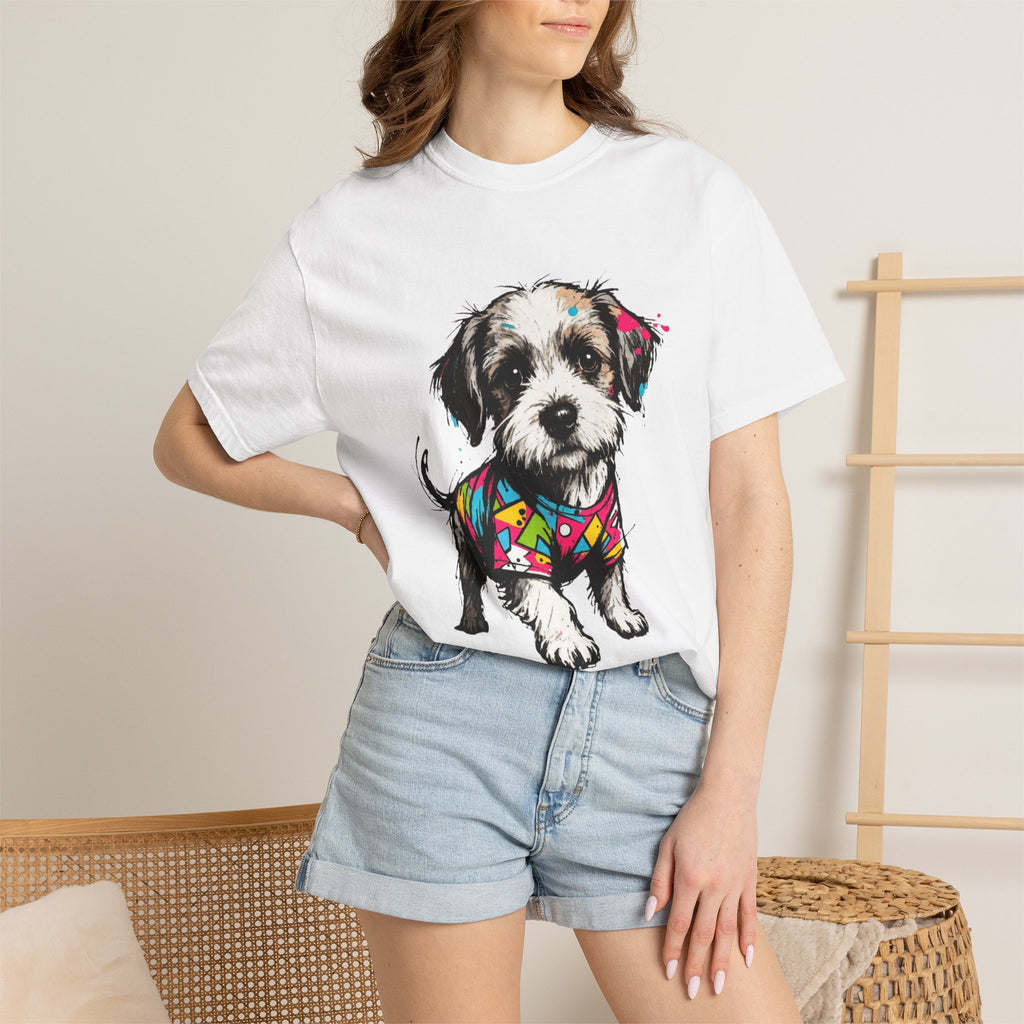 Shih Tzu Puppy Retro 90s Graphic T-Shirt