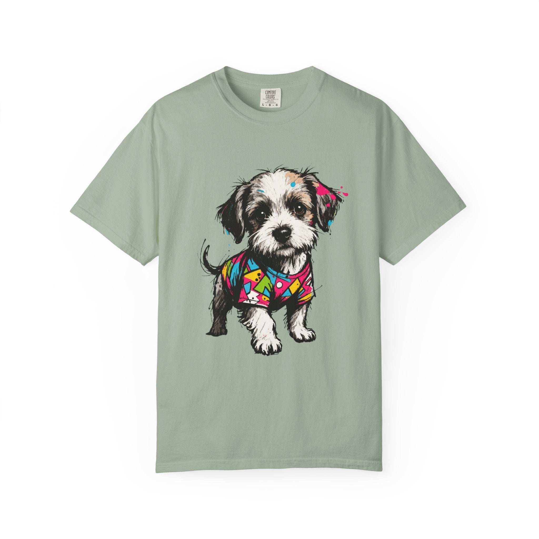 Shih Tzu Puppy Retro 90s Graphic T-Shirt