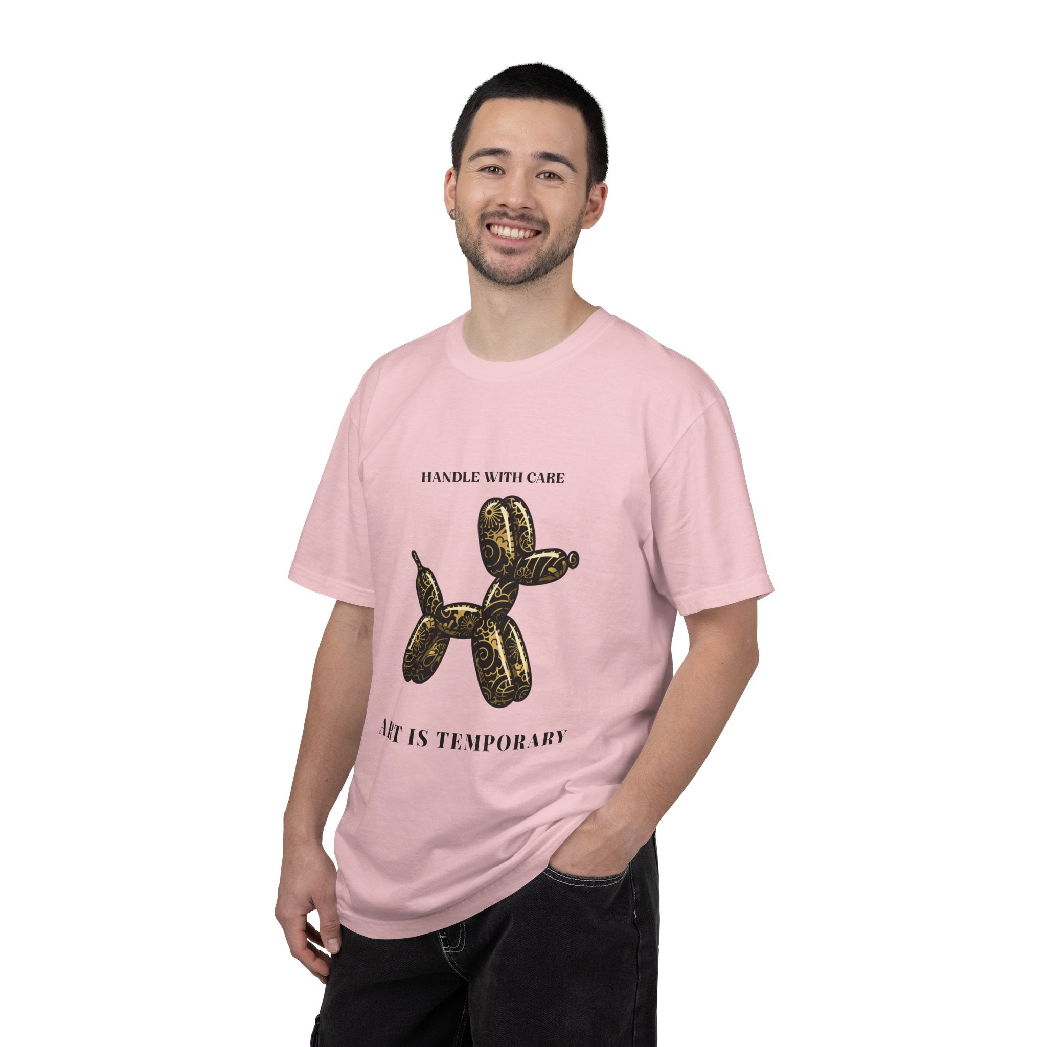 Art Is Temporary Balloon Dog T-Shirt — Handle With Care Graphic Tee