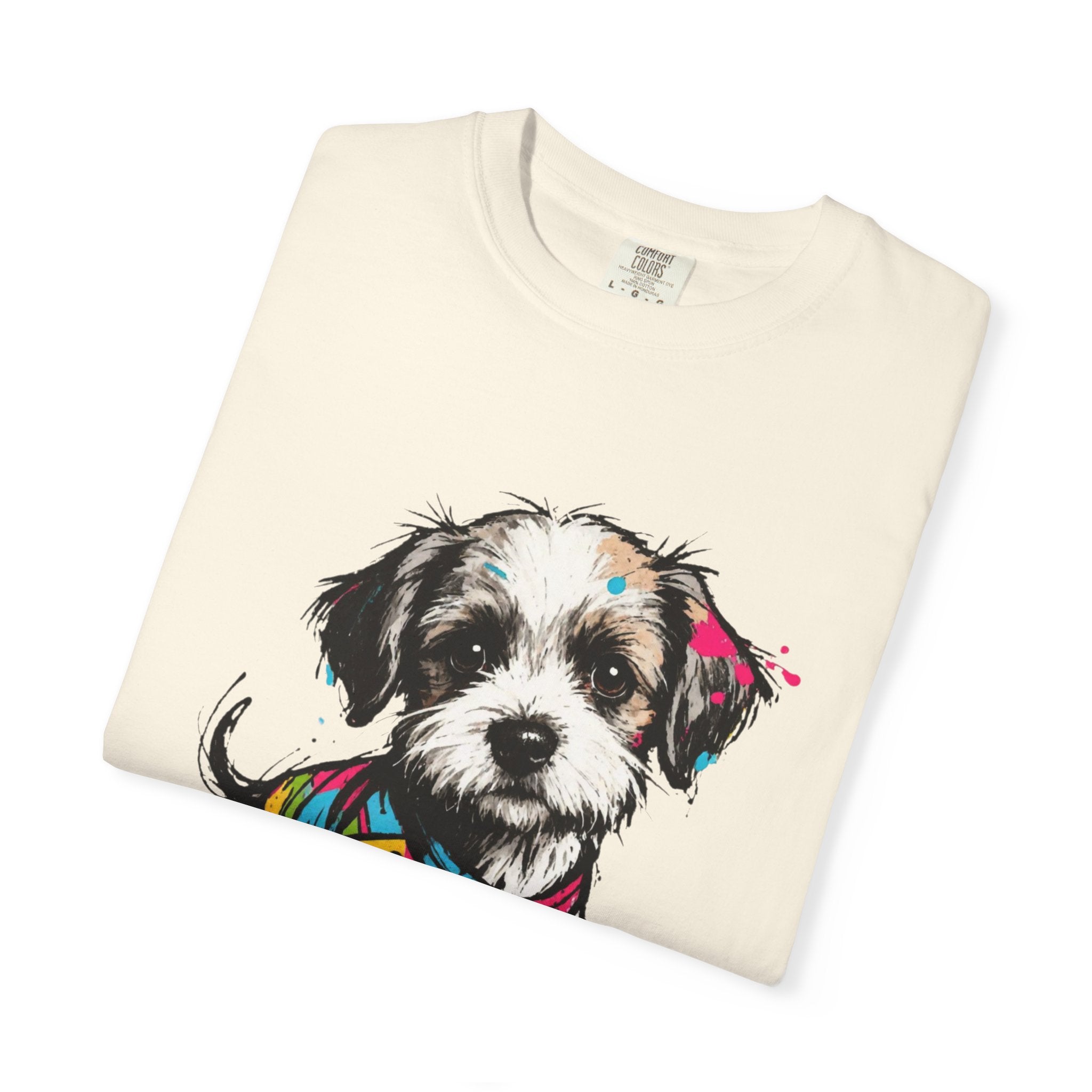 Shih Tzu Puppy Retro 90s Graphic T-Shirt