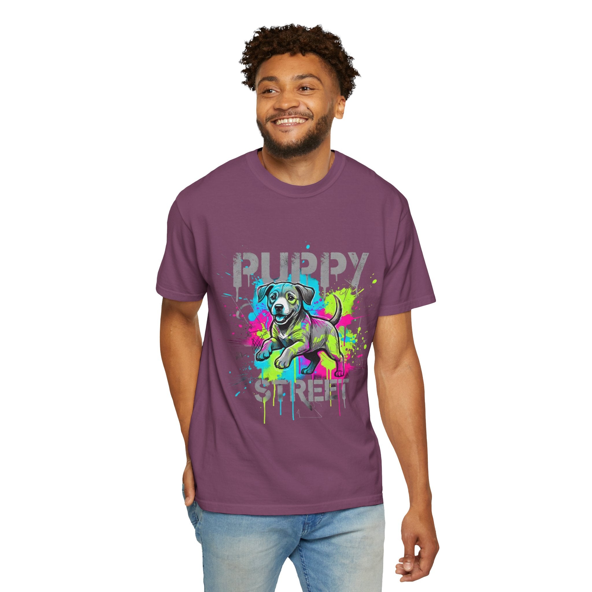 Jack Russell Puppy Street Art T-Shirt