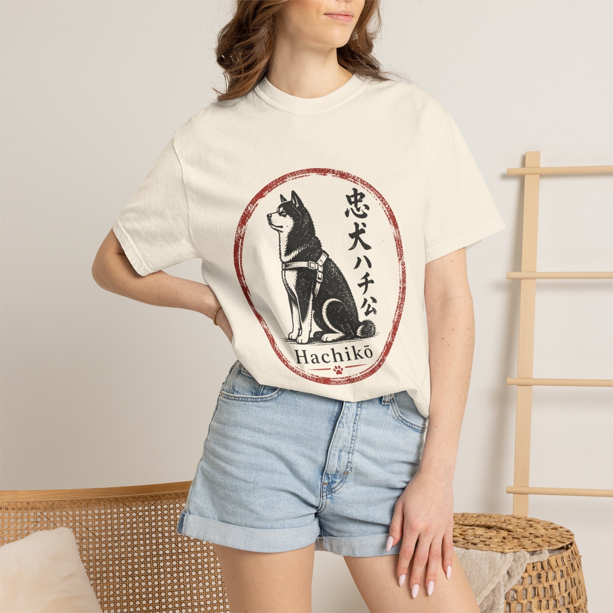 Hachiko Loyalty Dog T-Shirt — Japanese Akita Tribute Tee