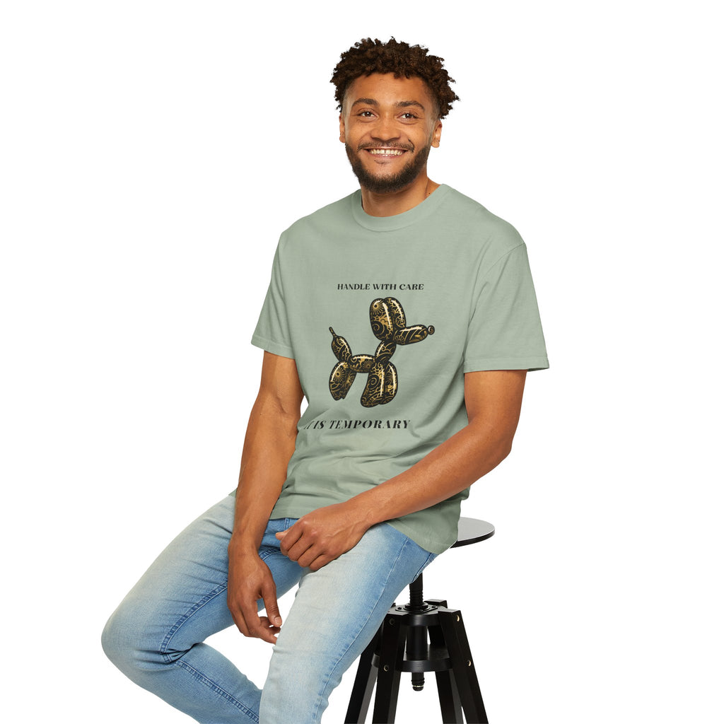 Art Is Temporary Balloon Dog T-Shirt — Handle With Care Graphic Tee