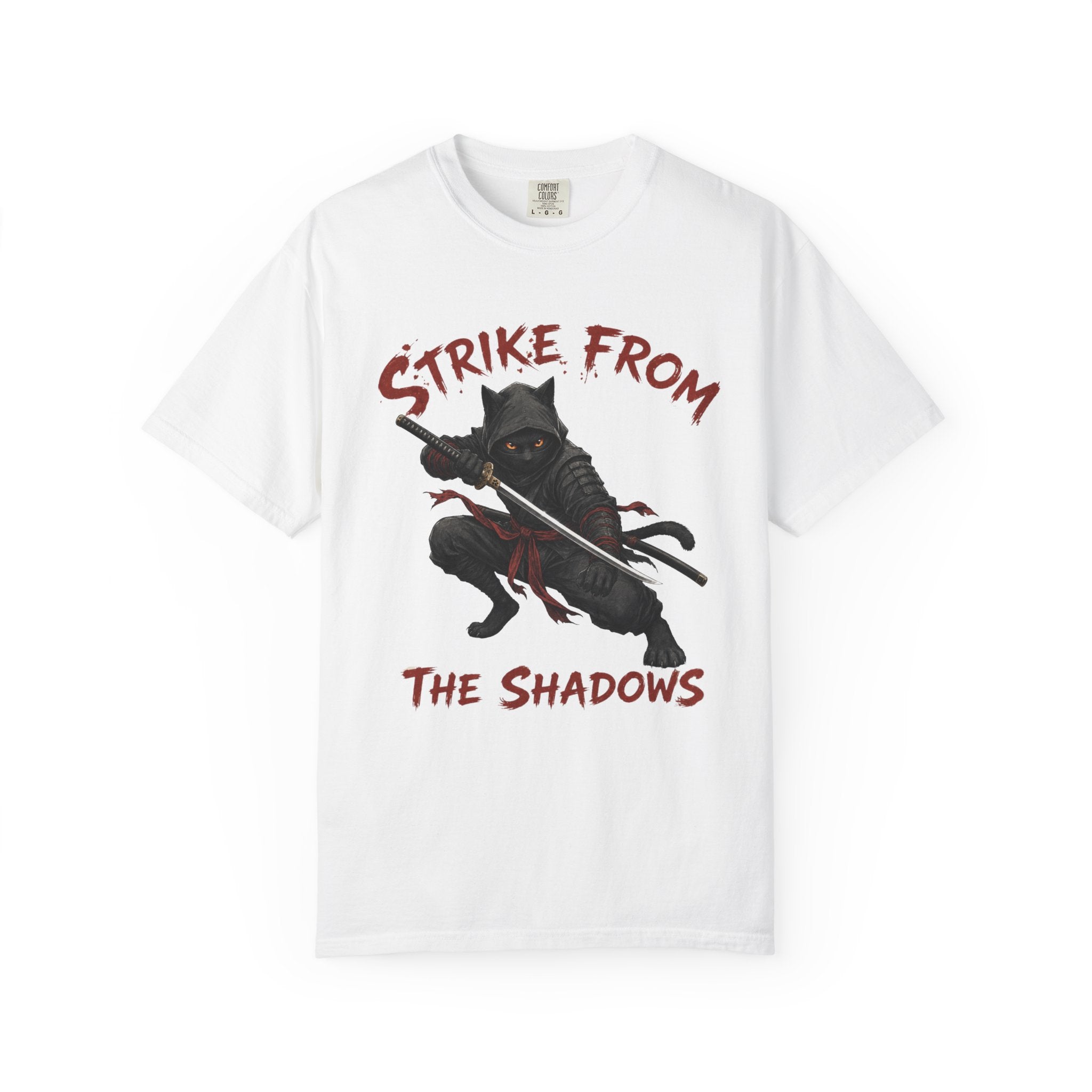 Strike From The Shadows Ninja Cat T-Shirt