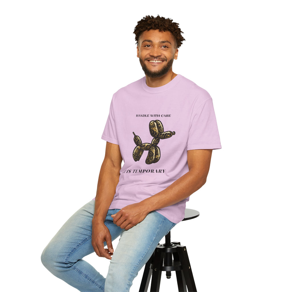 Art Is Temporary Balloon Dog T-Shirt — Handle With Care Graphic Tee
