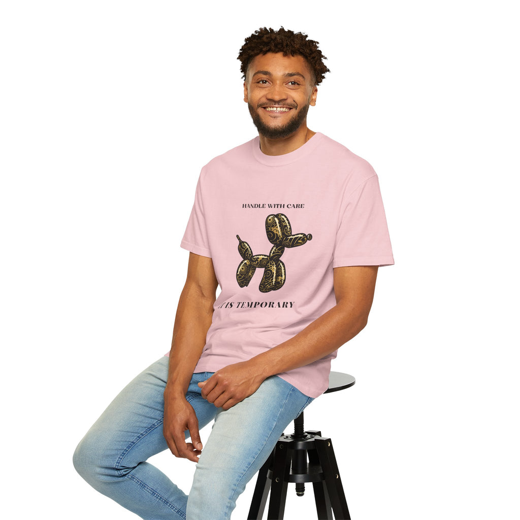 Art Is Temporary Balloon Dog T-Shirt — Handle With Care Graphic Tee