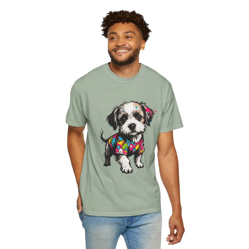 Shih Tzu Puppy Retro 90s Graphic T-Shirt