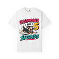 UNSUPERVISED FOR 5 SECONDS Bernese Mountain Dog T-Shirt — 90s Cartoon Puppy Design