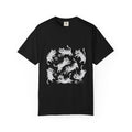 Cute White Tabby Cats Pattern T-Shirt — Playful Birthday Cats & Yarn