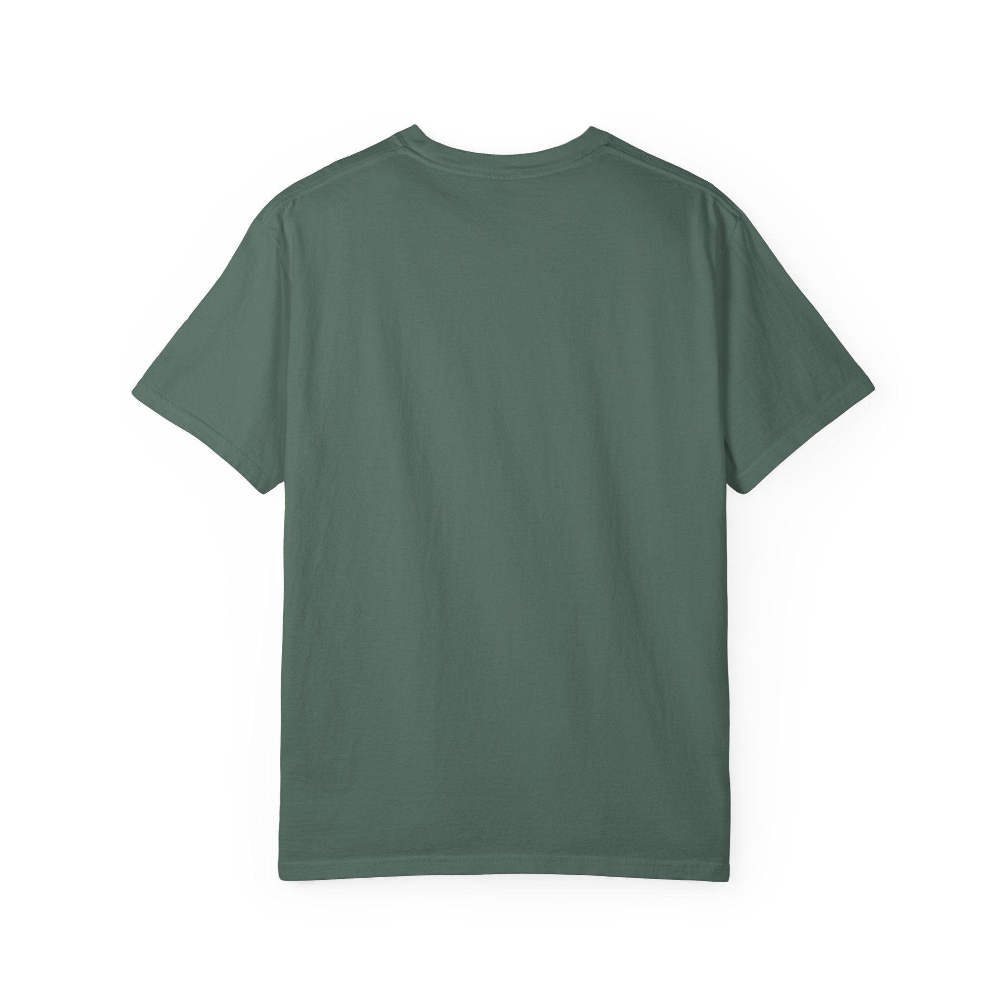 Chibi Black Cat Streetwear T-Shirt — Pastel Anime Cityscape (Kanji Accent)