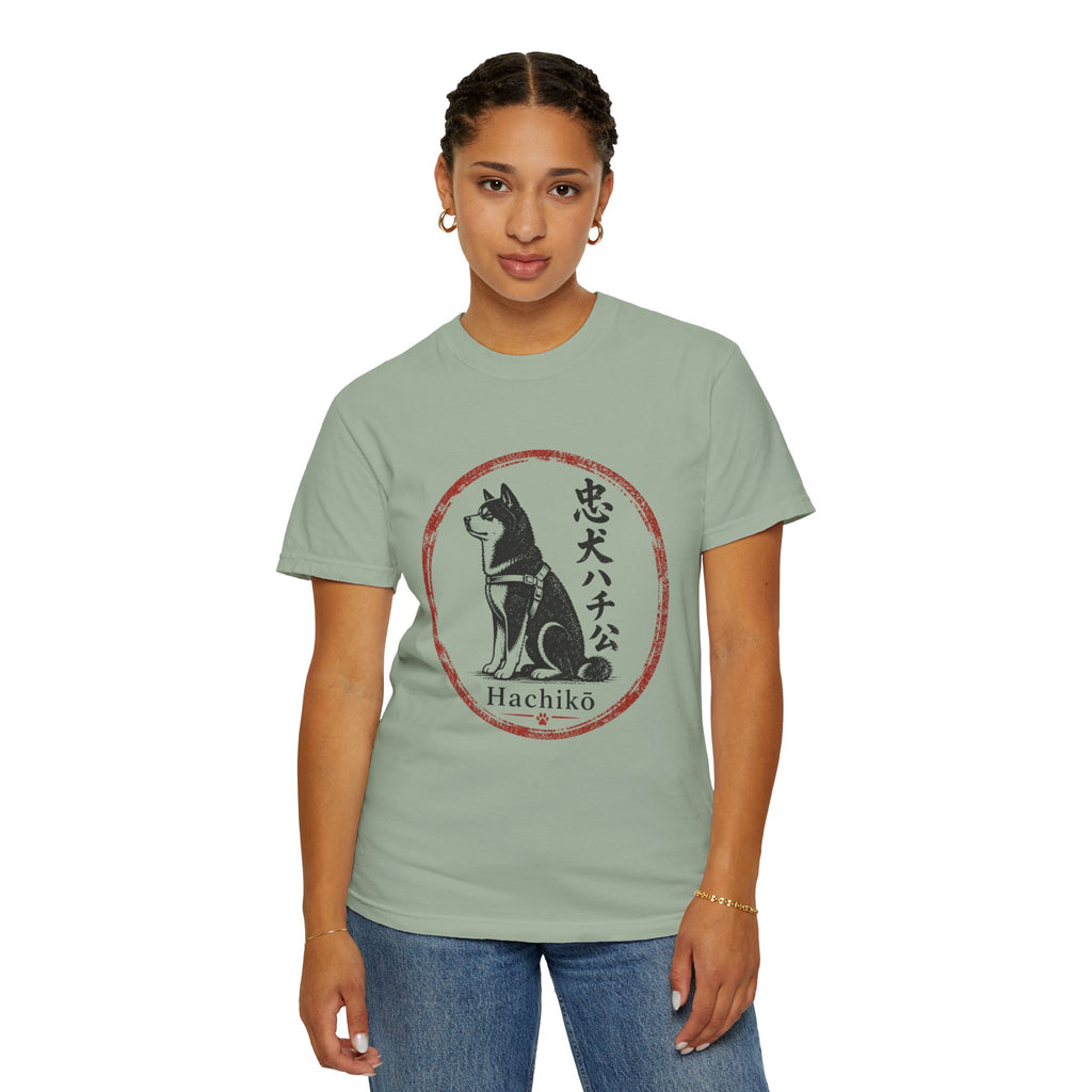 Hachiko Loyalty Dog T-Shirt — Japanese Akita Tribute Tee