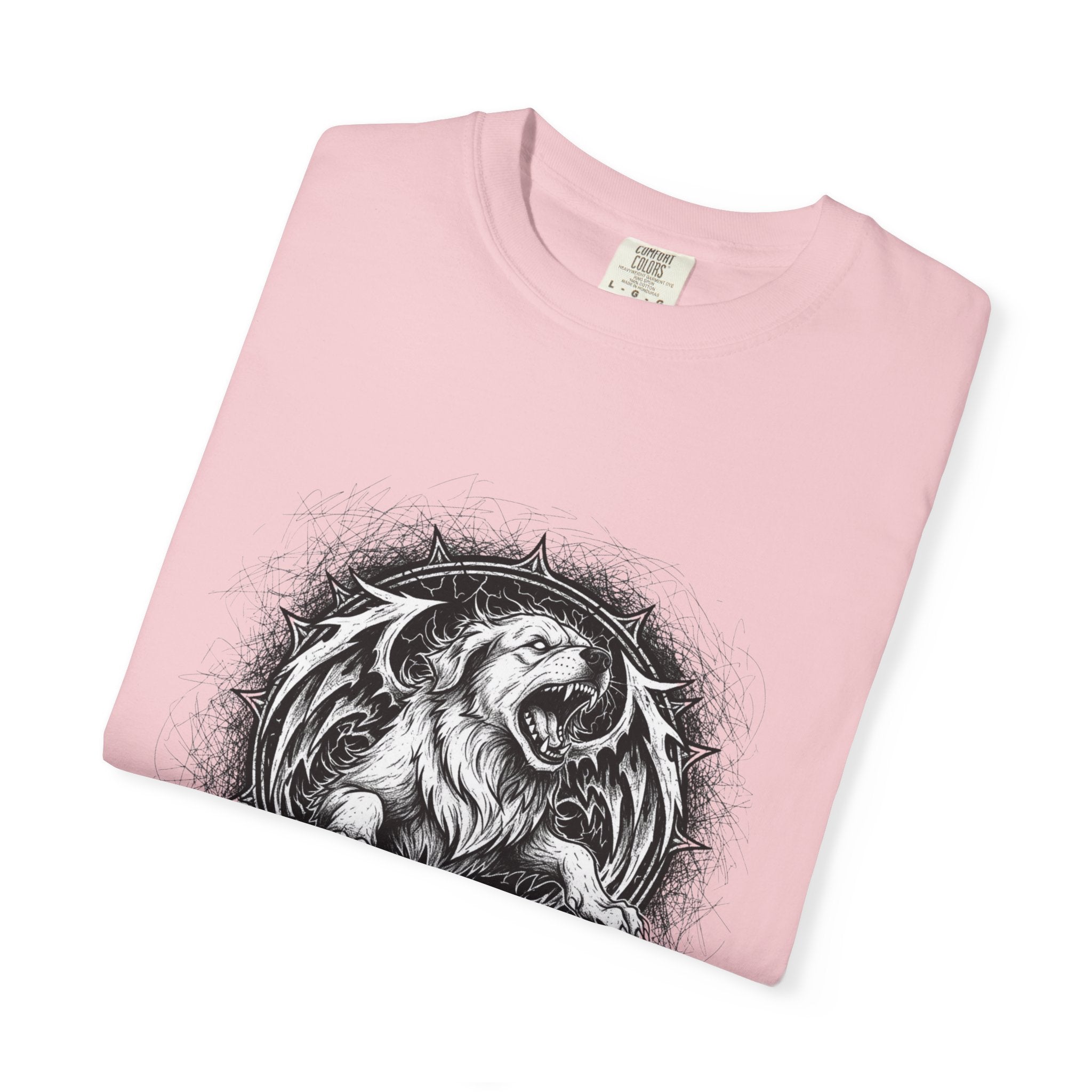 The "Canine Crusher" Heavy Metal Thrash Dog Tee