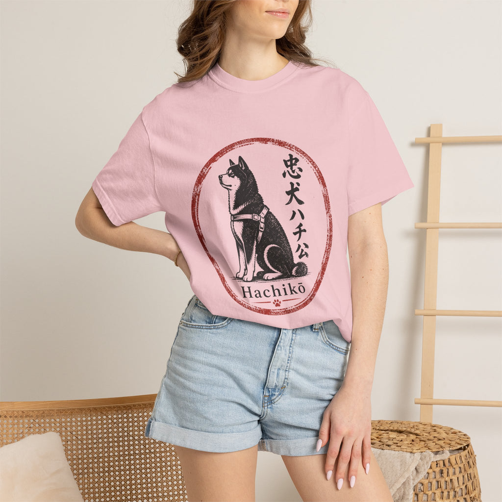 Hachiko Loyalty Dog T-Shirt — Japanese Akita Tribute Tee