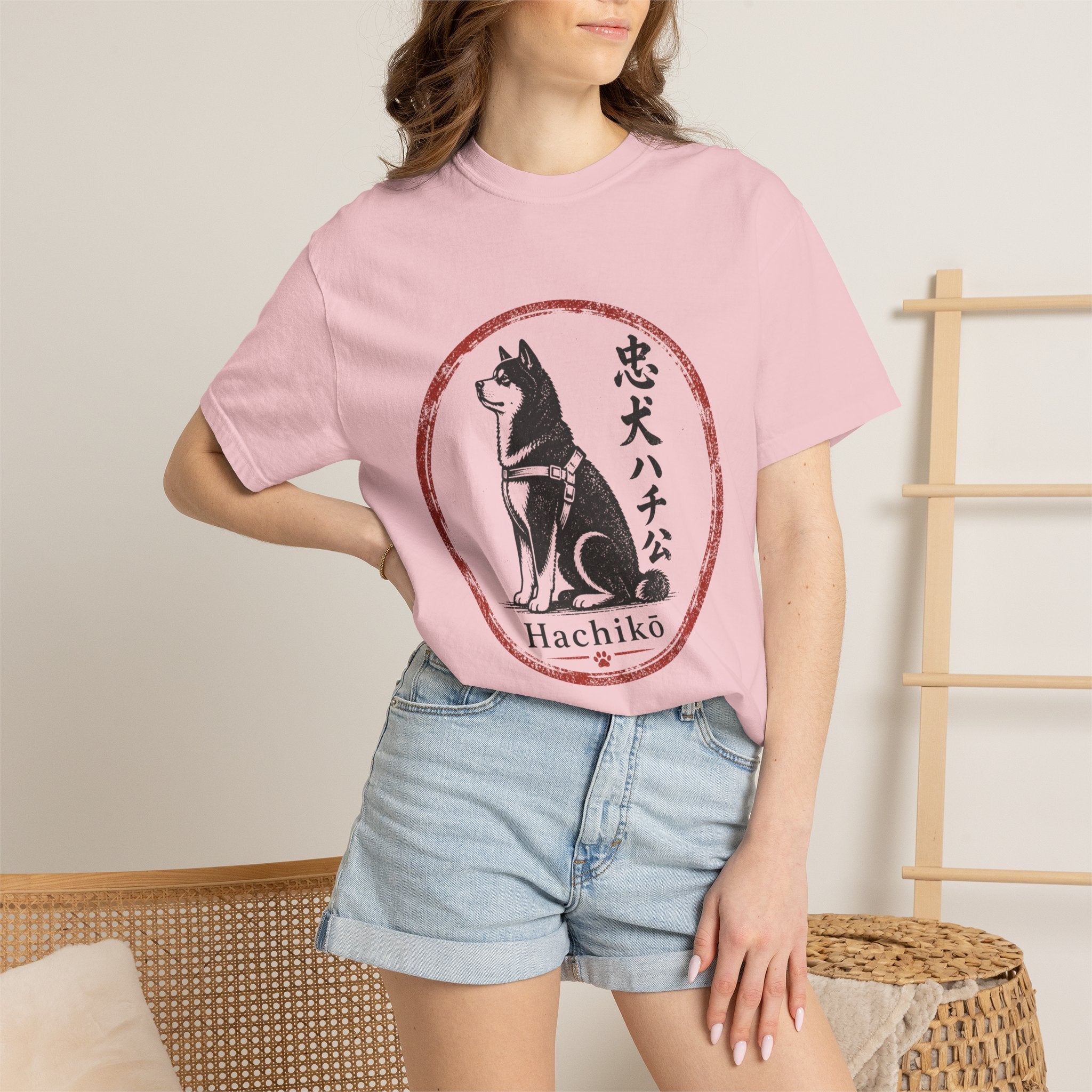 Hachiko Loyalty Dog T-Shirt — Japanese Akita Tribute Tee